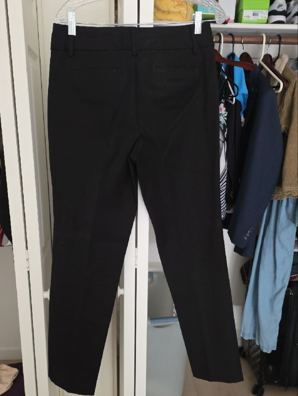 Talbots Black womens Dress Pants - Slim Tapered Fit - Picture 8 of 9